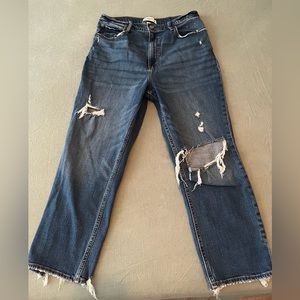 Abercrombie size 14 ankle straight Jean